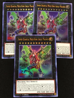 Yugioh Super Quantal Mech King Great Magus DUPO-EN093 1ST ULTRA x3 (NM) - Image 1