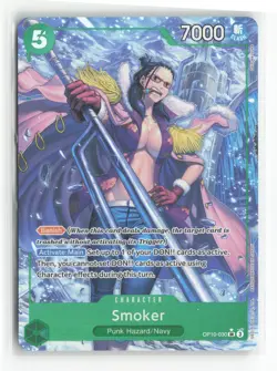 One Piece Royal Blood #OP10-030 Smoker (030) (Alternate Art) - Image 1