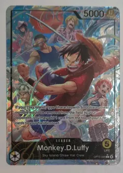 One Piece Card Game Luffy Leader Alt Art OP15-098 NM English - Image 1