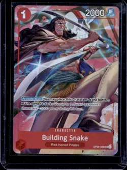 2024 One Piece Emperors in the New World Building Snake Uncommon #OP09-008 - Image 1
