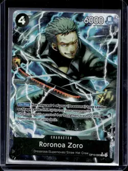 2025 One Piece Royal Blood OP10 Roronoa Zoro Rare #OP10-095 - Image 1
