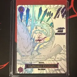 One Piece | Lightning Dragon | OP15-077 | Alt Art Event (R) | NM - Image 1