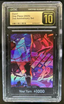 2025 One Piece 2nd Anniversary Set DON!! CGC 10 Pristine - Image 1