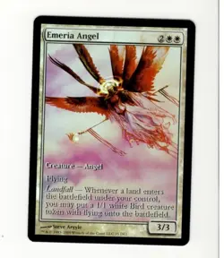 Emeria Angel. DCI Promo. NM. Foil. Full Art. MTG. Magic the Gathering - Image 1