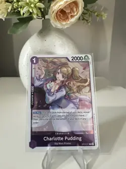 One Piece CCG TCG Charlotte Pudding Op12-071 R - Image 1