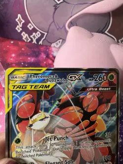 Phermosa & Buzzwole GX 192/214 Unbroken Bonds Full Art Ultra Rare NM - Image 2