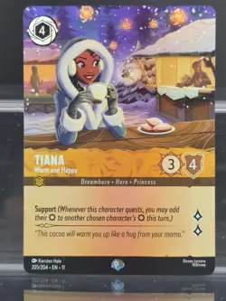 Disney Lorcana Tiana – Warm and Happy 205/204 Winterspell Epic-- - Image 1