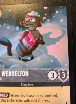Duke Weaselton - Surly Crook 182/204 Rare Winterspell Disney Lorcana TCG - Image 3