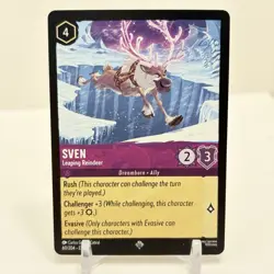 Disney Lorcana Winterspell Sven Leaping Reindeer 60/204 NM - Image 1