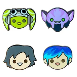 Star Wars Celebration 2016 London Rebels Pin Lot Hera, Zeb, Ezra, and Sabine - Image 1