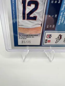 2025 Panini Optic Jahdae Barron #207 Black Pandora Prizm Broncos /35 ROOKIE AUTO - Image 3