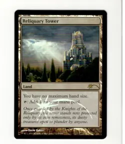 Reliquary Tower. FNM 2013 Promo. NM. Foil. MTG. Magic the Gathering - Image 1