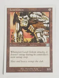 MTG Lead Golem (6th Edition/Artifact/U) - BGM - Image 1