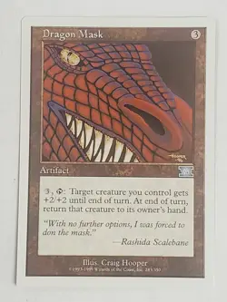 MTG Dragon Mask (6th Edition/Artifact/U) - BGM - Image 1