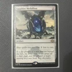 1x Sapphire Medallion, Modern Horizons 3, Magic MTG NM - Image 1