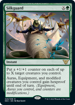 1 x Silkguard - Commander: Kamigawa: Neon Dynasty - NM-Mint - MTG - Image 1