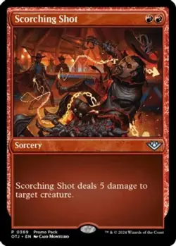 1 x Scorching Shot - Promo Pack - Outlaws of Thunder Junction - NM-Mint - MTG - Image 1