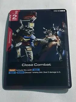 Close Combat ST03-013 Gundam Card Game - Image 1