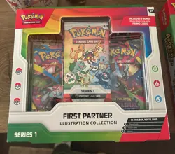 Pokemon TCG First Partner Illustration Collection Series 1 Box SEALED - Image 1