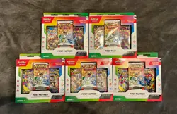 5x Pokemon First Partner Illustration Collection Box Sealed Lot - Brand New - Image 1