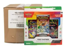 Pokemon First Partner Illustration Collection Box Sealed Case Of 6 - Image 1