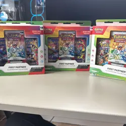 Sealed First Partner Illustration Collection Pokemon Box Starters Promo - Image 1