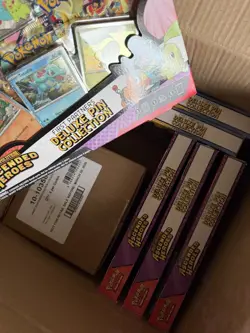 Pokemon First Partner Illustration Collection Box Sealed Case Of 6 + 6 pin box - Image 1