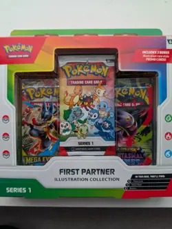 Pokemon First Partner Illustration Collection Box (Series 1) New & Sealed - Image 1