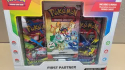 Pokemon First Partner Illustration Collection Box Series 1 Sealed New 3 Packs - Image 3