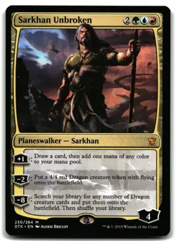 Sarkhan Unbroken 230 Magic_the_gathering Dragons of Tarkir - Image 1