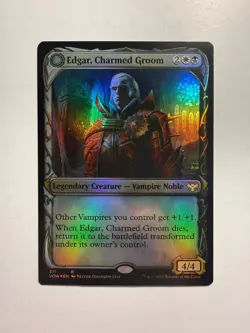 Edgar, Charmed Groom (Showcase) 311 MTG Innistrad: Crimson Vow Foil - Image 1