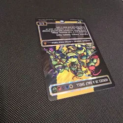 Heroes in a Half Shell (0096) (Borderless) (Pixel Surge Foil) TMNT Magic MTG NM - Image 5