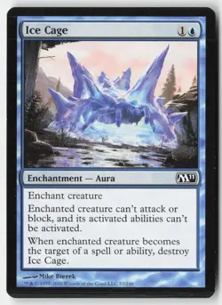 MTG - Ice Cage #57 - Regular - M11 Magic 2011 - Image 1