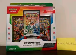 Pokemon TCG: First Partner Illustration Collection Box - Brand New & Sealed (X1) - Image 1