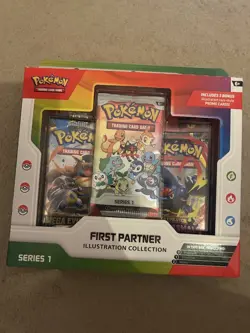 Pokemon TCG First Partner Illustration Collection Series 1 Sealed Box - Image 1