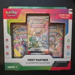 Pokemon TCG First Partner Illustration Collection Box Series 1 sealed - Image 1