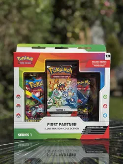 Pokemon TCG First Partner Illustration Series 1 Collection Box Factory Sealed - Image 1