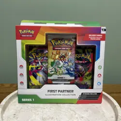 Pokemon First Partner Illustration Collection Series 1 Box - New Sealed - Image 1