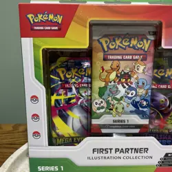 Pokemon First Partner Illustration Collection Series 1 Box - New Sealed - Image 3