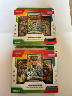 X2 pokemon first partner illustration collection box brand new & sealed - Image 1