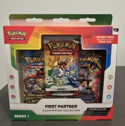 Pokemon TCG First Partner Illustration Collection Series 1 Box New Sealed - Image 1