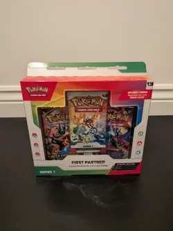 Pokemon First Partner Illustration Collection Series 1 Box New Sealed 30th Annv - Image 2