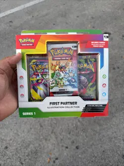 Pokemon TCG First Partner Illustration Collection Series 1 Box SEALED - Image 1