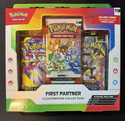 Pokemon TCG First Partner Illustration Collection Series 1 Box Sealed Promo Pack - Image 1