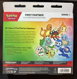 Pokemon TCG First Partner Illustration Collection Series 1 Box Sealed Promo Pack - Image 2