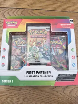 Pokemon TCG First Partner Illustration Collection Box New Sealed - Image 1