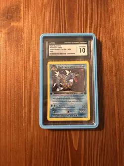 2000 Pokemon CGC 10 1st Edition Dark Gyarados 8/82 Team Rocket - HOLO - Image 3
