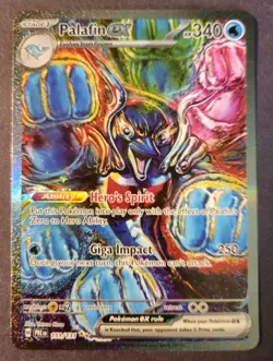 Palafin Ex 151/131 Special Illustration Rare Pokemon Prismatic Evolutions NM - Image 1