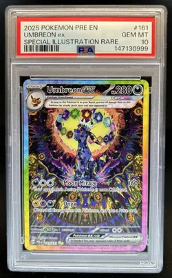 2025 Pokemon Prismatic Umbreon ex Special Illustration Rare #161/131 PSA 10 - Image 1