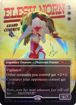 Elesh Norn, Grand Cenobite (0811) (Rainbow Foil) Secret Lair Drop Foil for sale online - Image 1